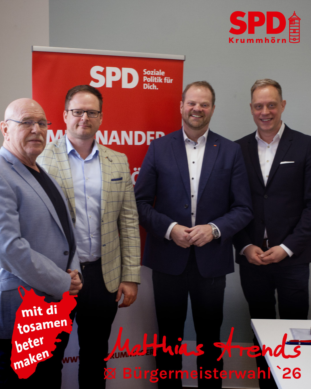 Nominierung Matthias Arends zum Kandidaten für das Bürgermeisteramt in der Krummhörn