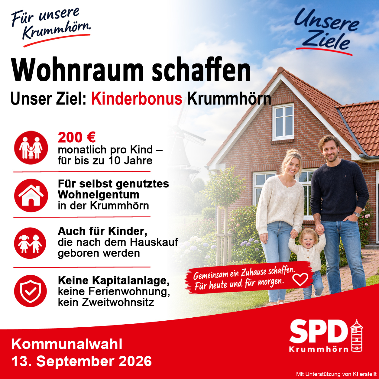 Wohraum schaffen