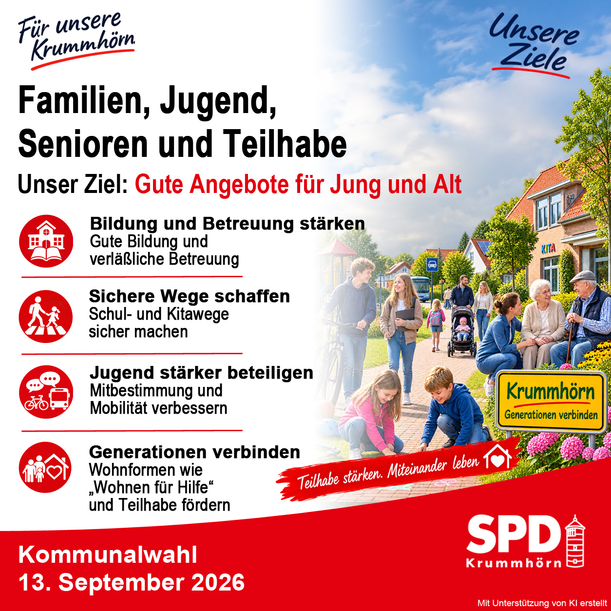 Familien, Jugend, Senioren, Teilhabe