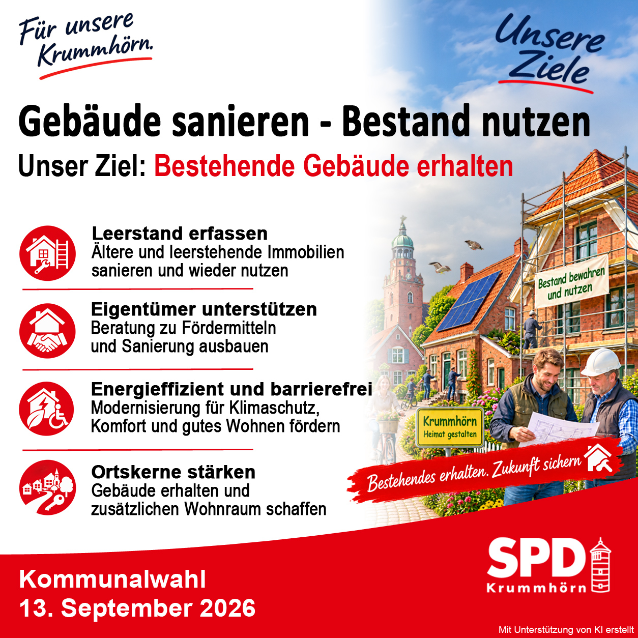 Gebäude sanieren - Bestand nutzen